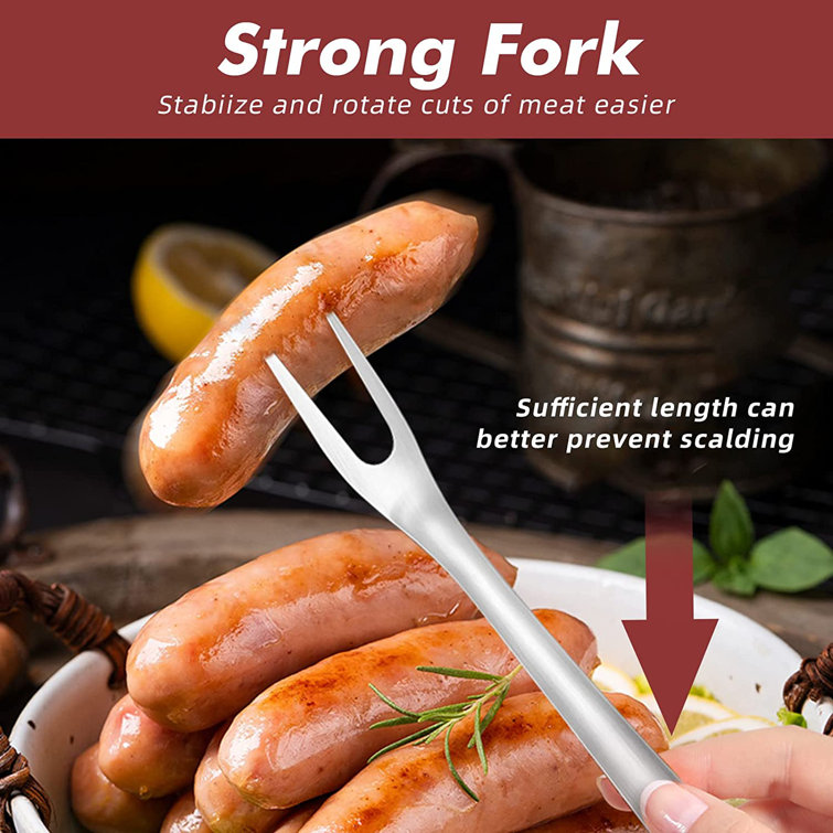 YardStash Stainless Steel Dishwasher Safe Grilling Tool Set Wayfair